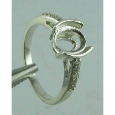 925 Sterling Silver Mount Ring, Silver Ring, MRI-0024